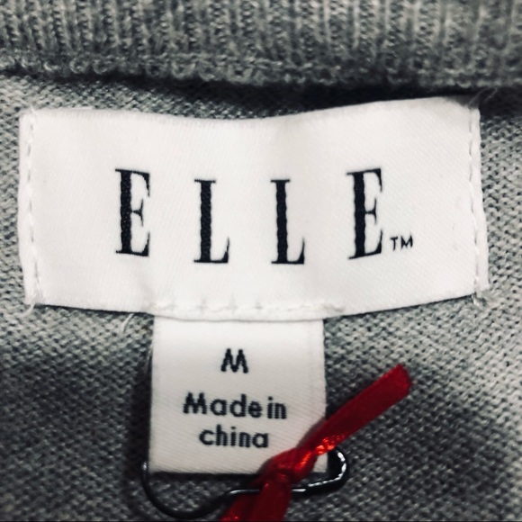 M//Ellie short sleeve sweater NWT rhinestone beaded neckline - Picture 10 of 10